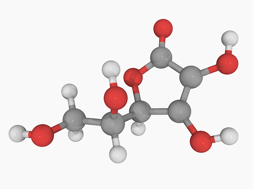 Građa atoma vitamina C