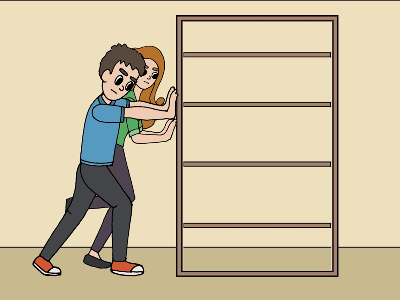 Premještanje ormara – vektori istog smjera i orijentacije