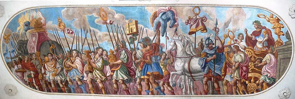 Cezarov trijumf (Andrey Mantegni, 1665. - 1669.).