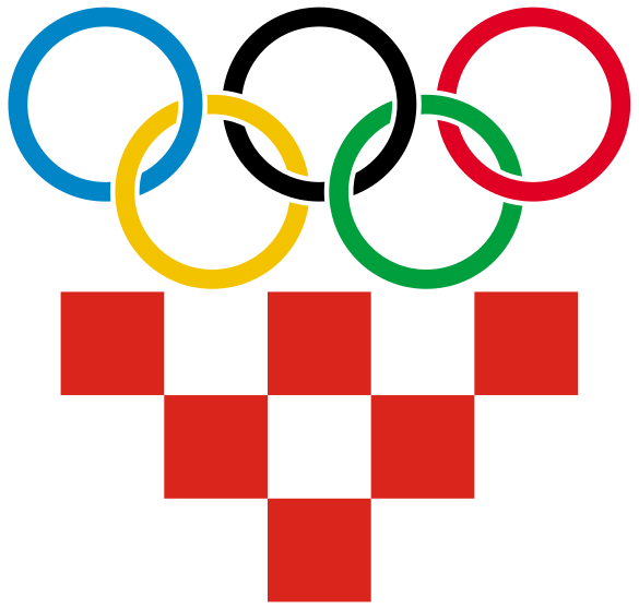 Logotip Hrvatskog olimpijskog odbora.