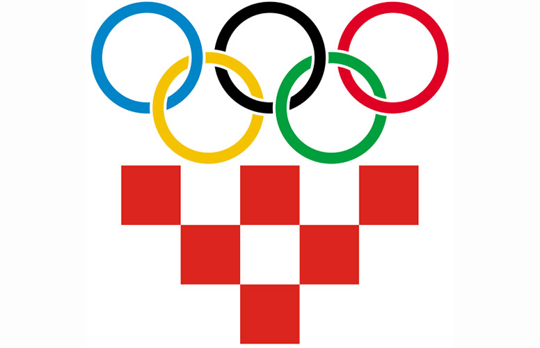 Logotip Hrvatskog olimpijskog odbora.