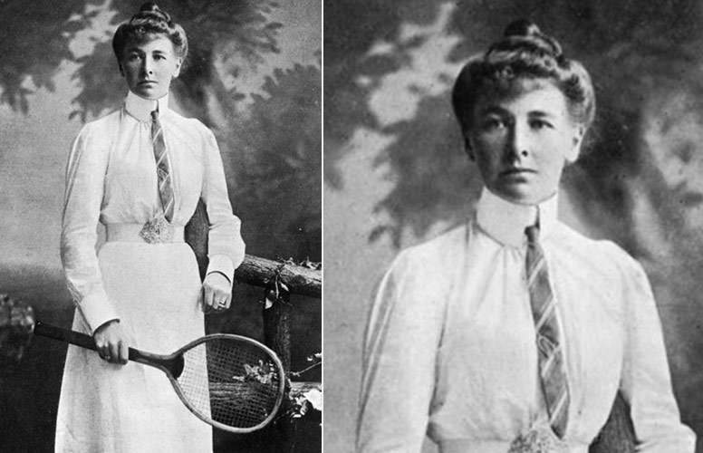 Na slici je Charlotte Cooper – prva žena olimpijska pobjednica.