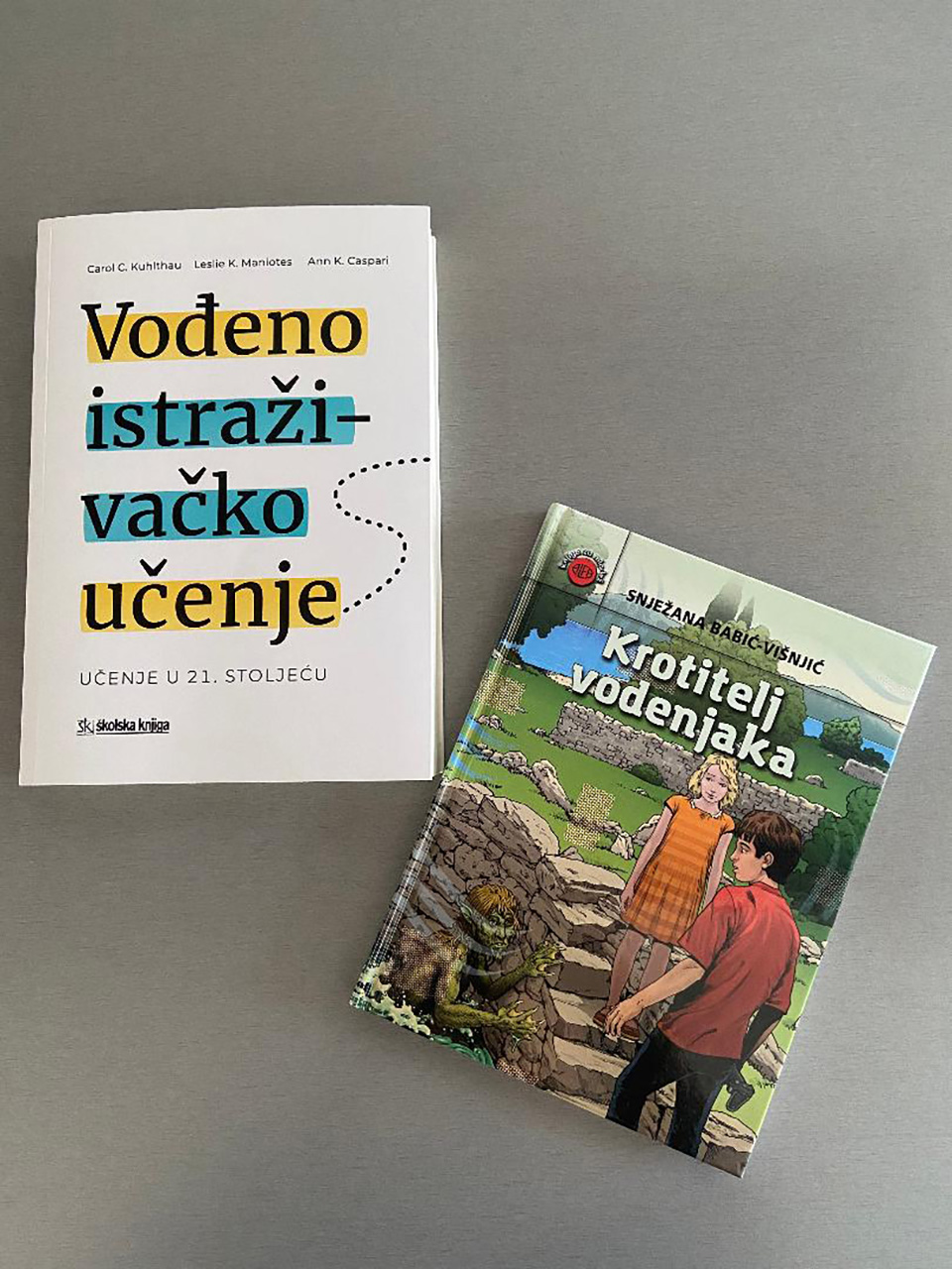 Primjeri tiskanih knjiga - popularna znanost i dječji roman.