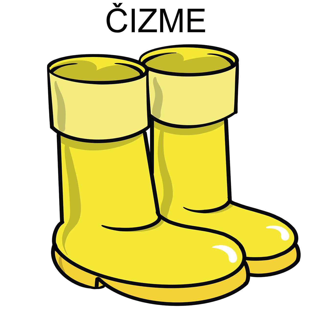 Žute čizme