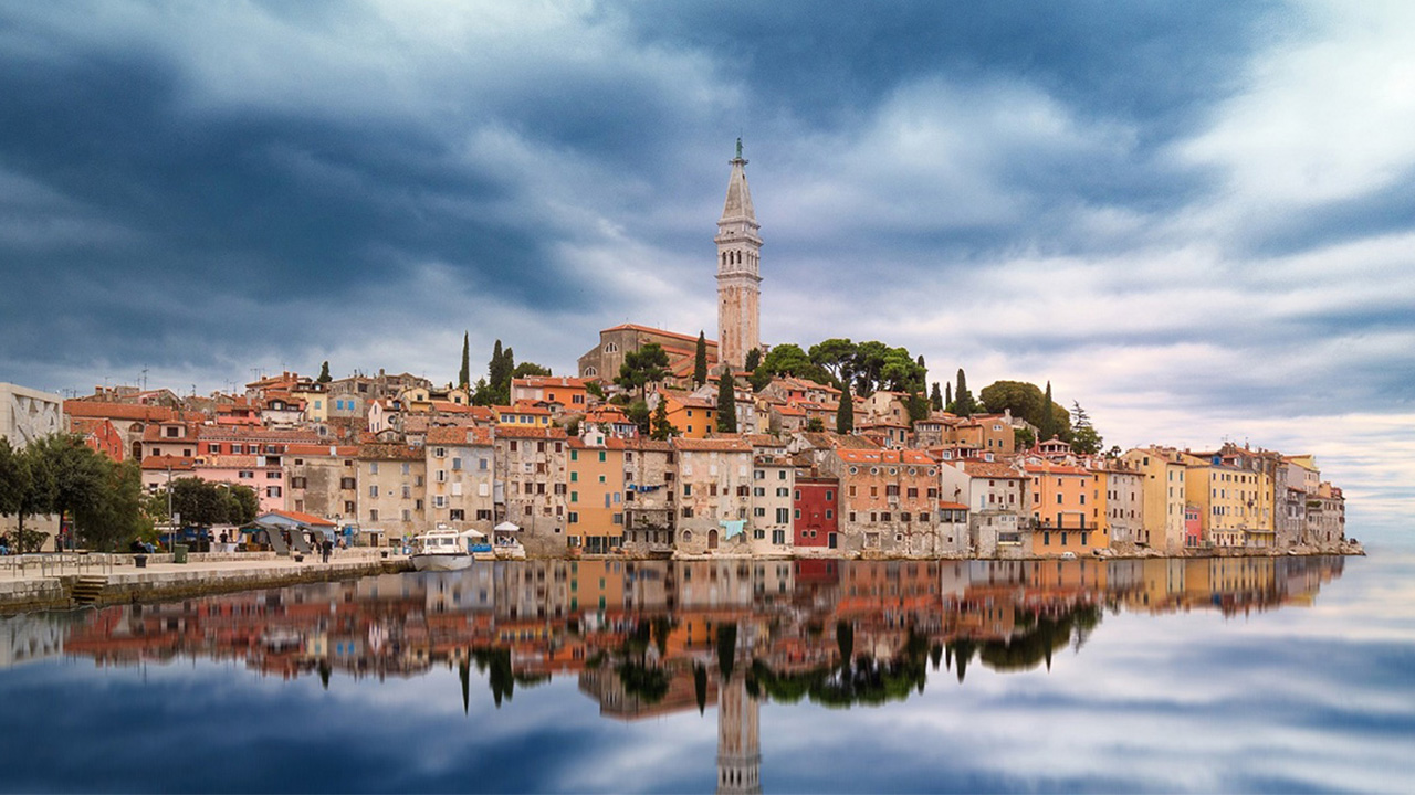 Rovinj - stara jezgra grada. 