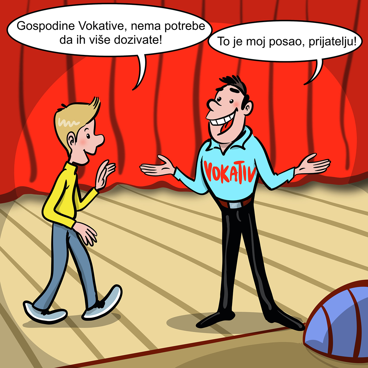 Gosp. Vokativ na poslu