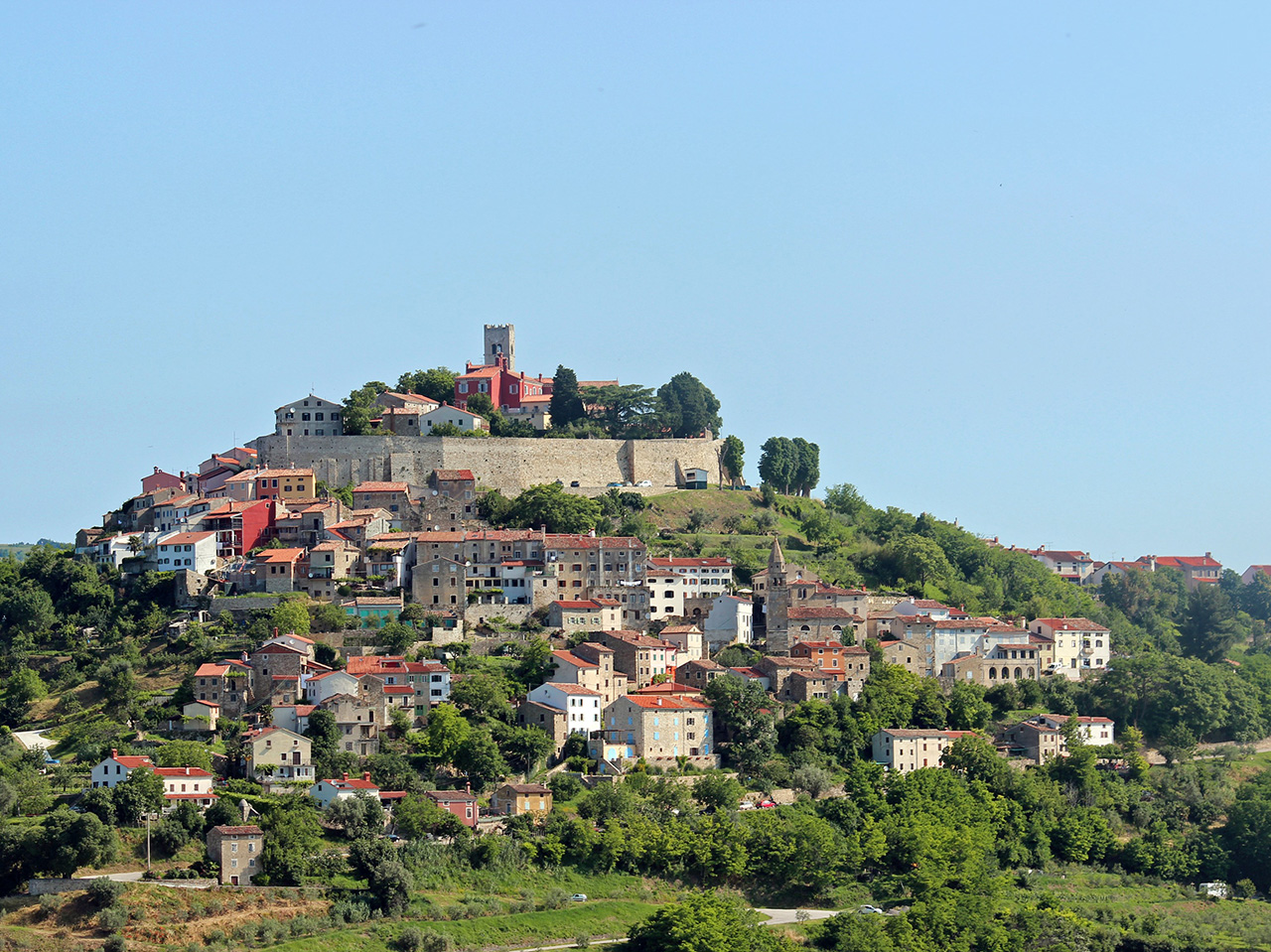 Istarski grad Motovun.