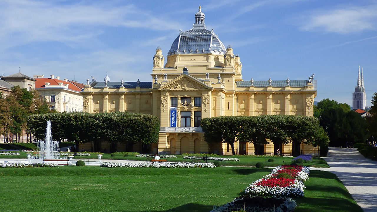 Umjetnički paviljon u Zagrebu.