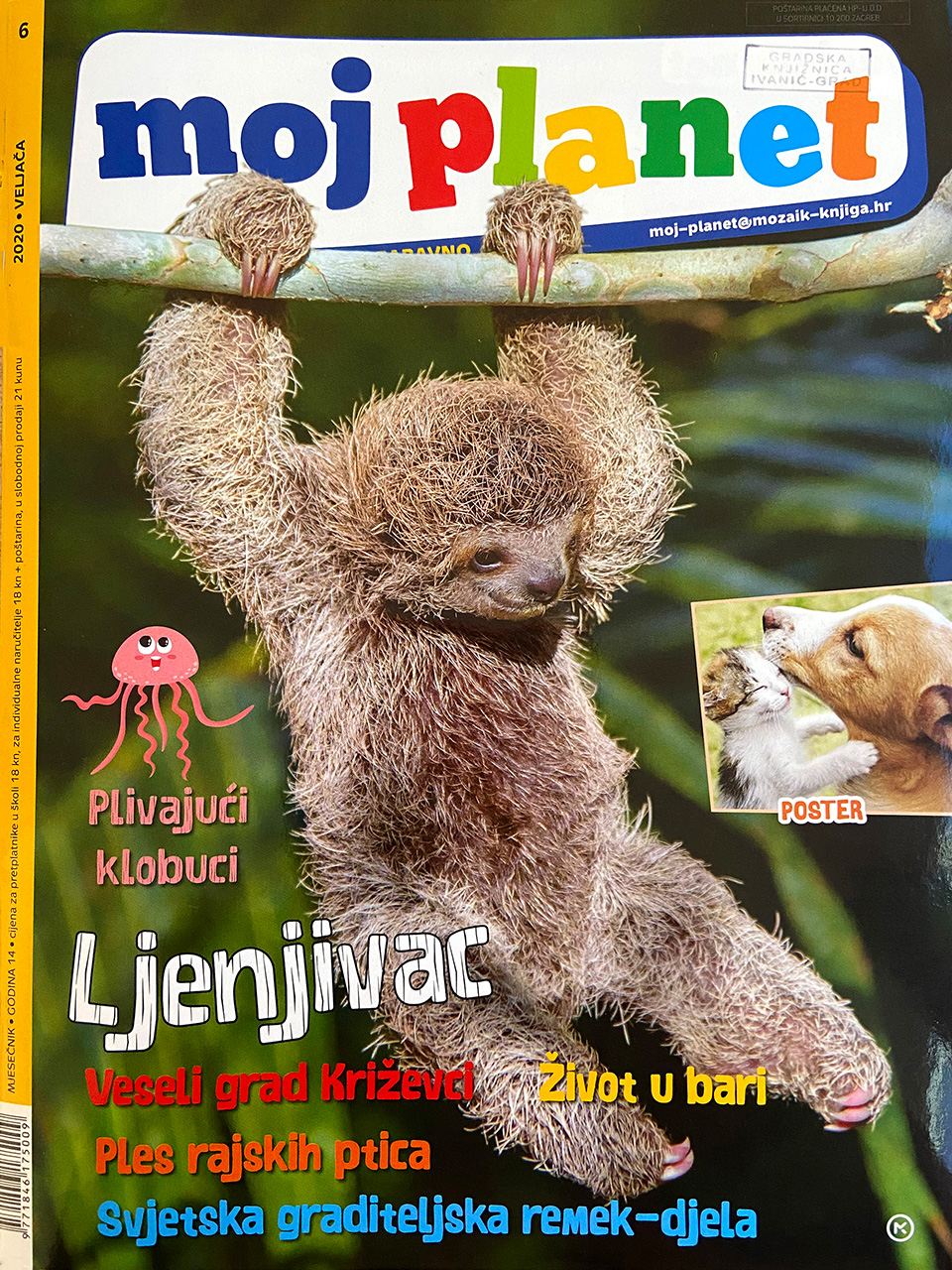 Naslovnica časopisa Moj planet.
