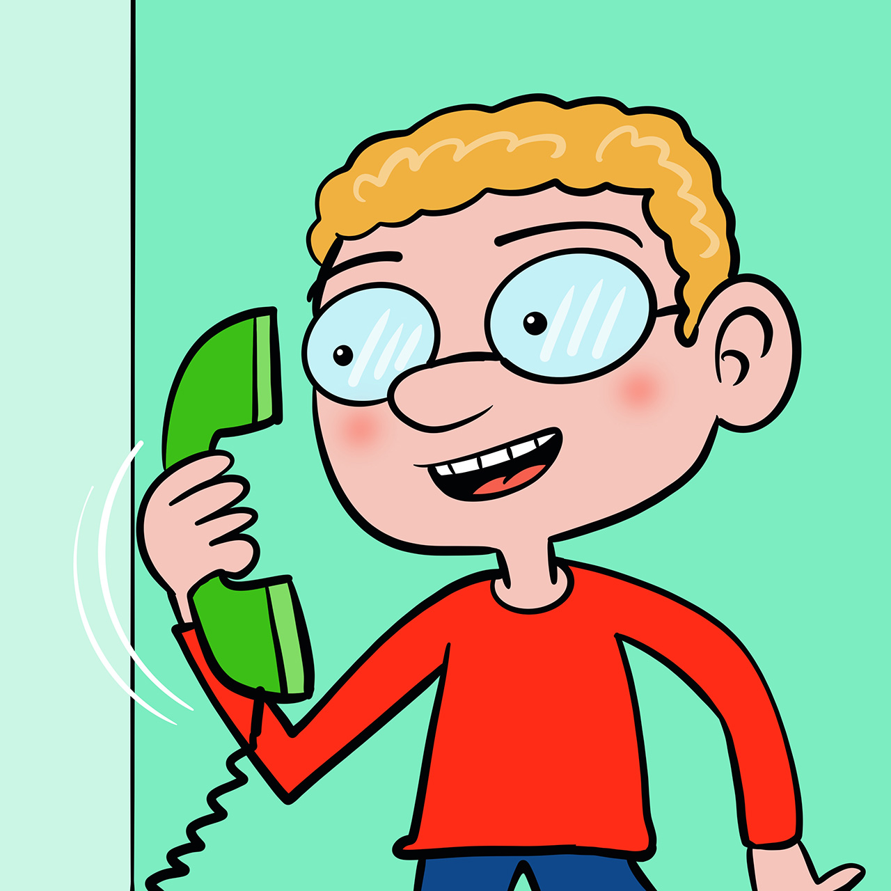 Ivan se javlja na telefon.