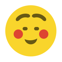 blushing emoticon