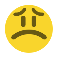 frowning emoticon