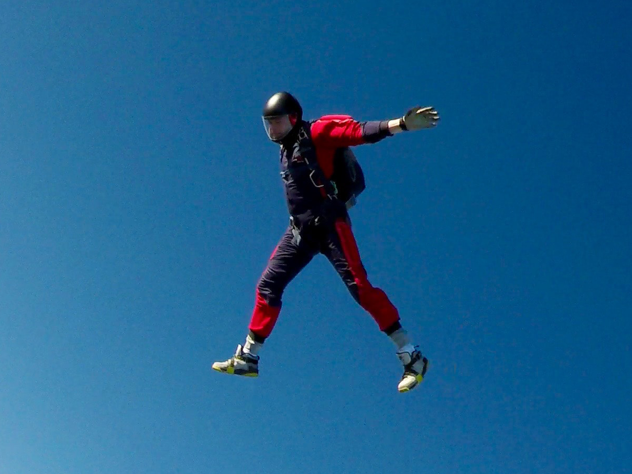 sky diving