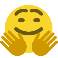 smiling emoticon with hands