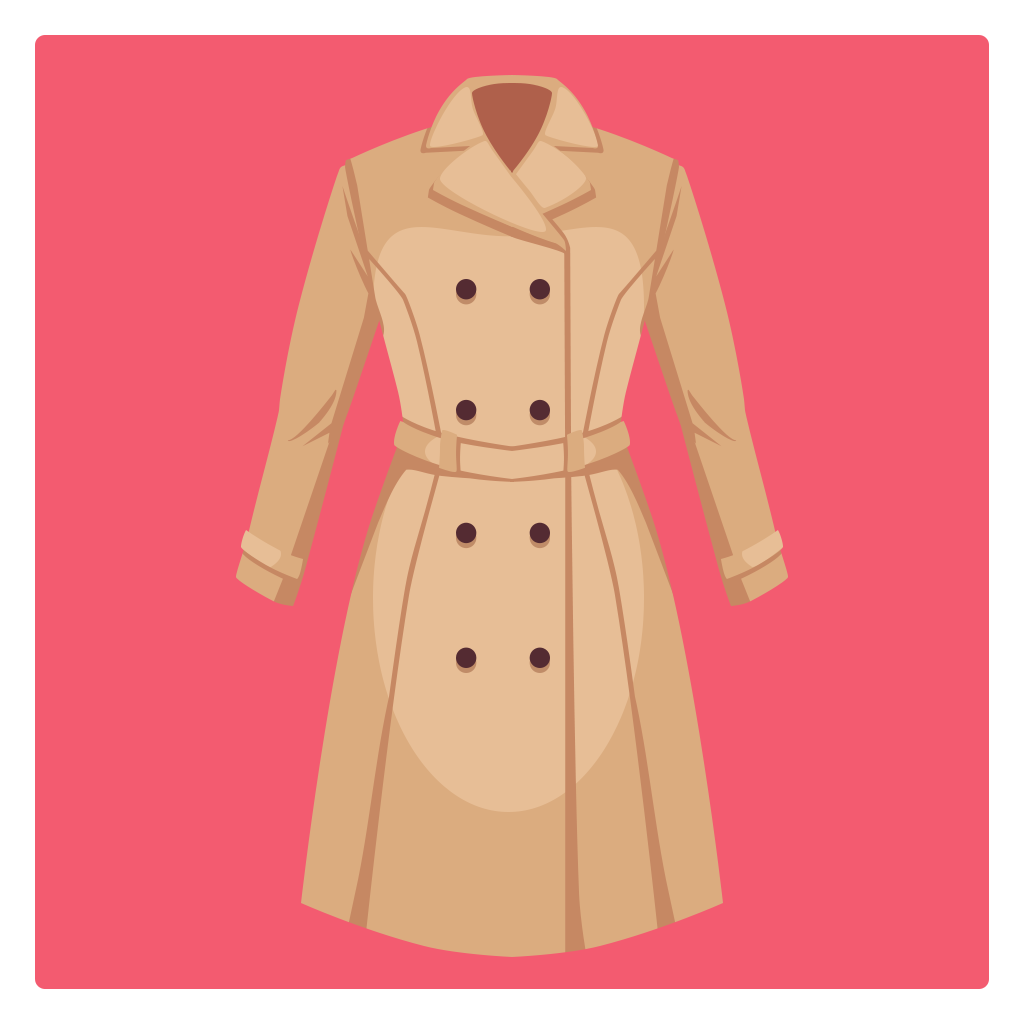 A trench coat.