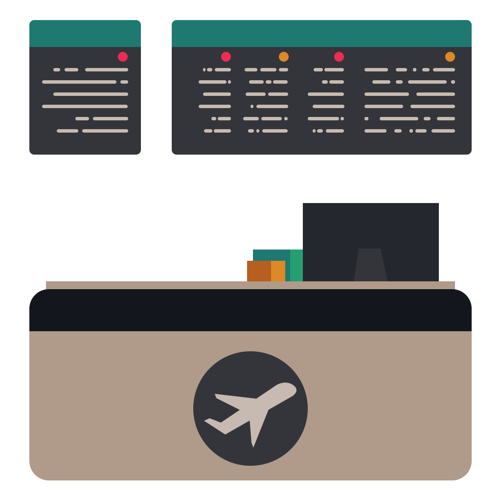 Check-in counter