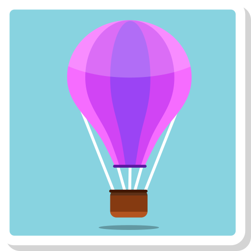 a hot air balloon