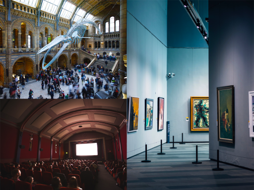 Musem, Art Gallery and Cinema