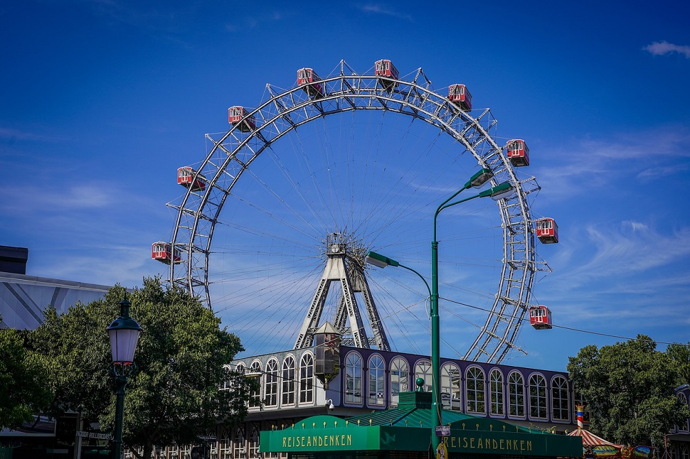 Na slici je prikazan bečki Prater.