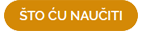 što ću naučiti