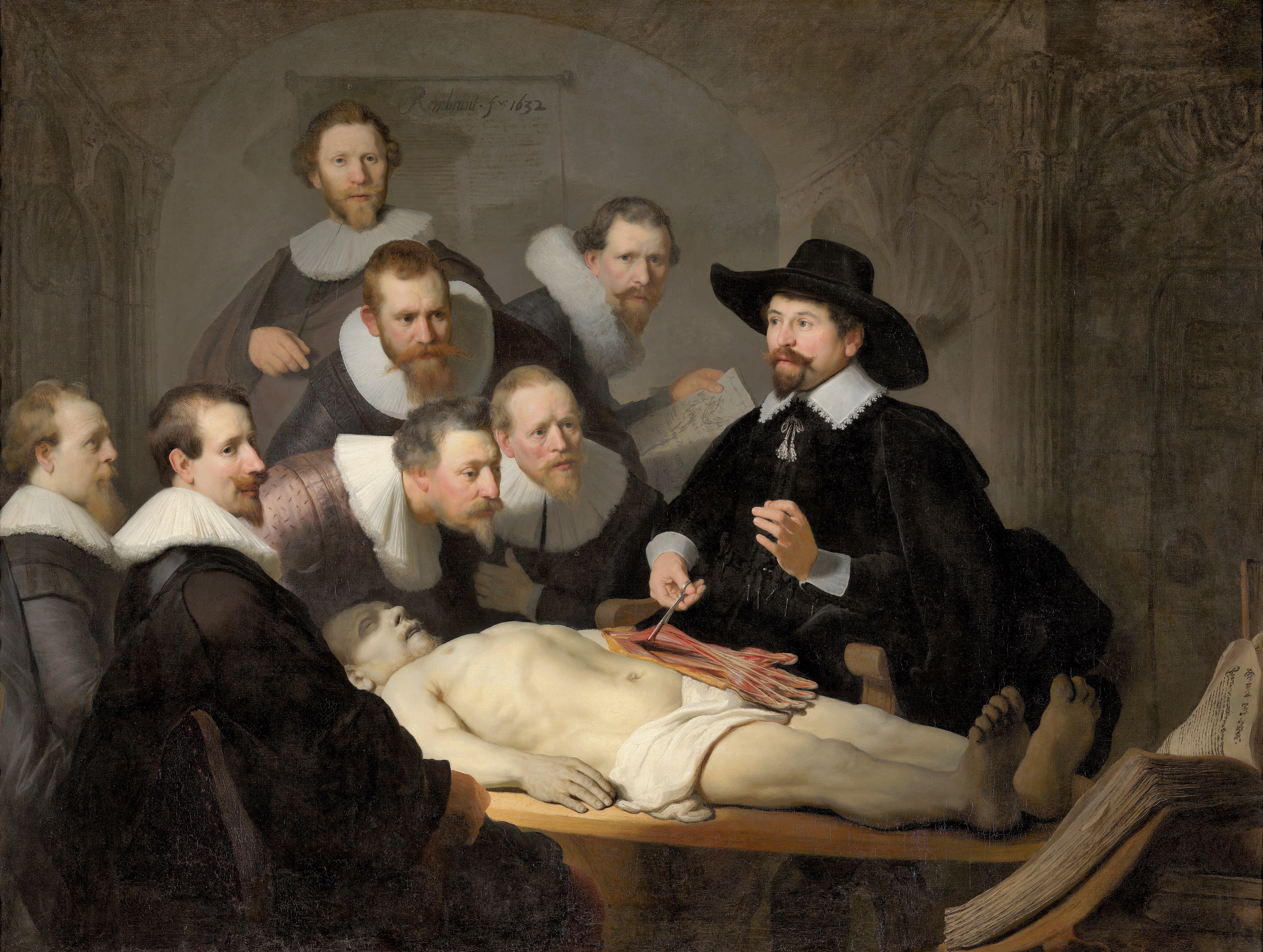 Rembrandt van Rijn, Sat anatomije, 1632.