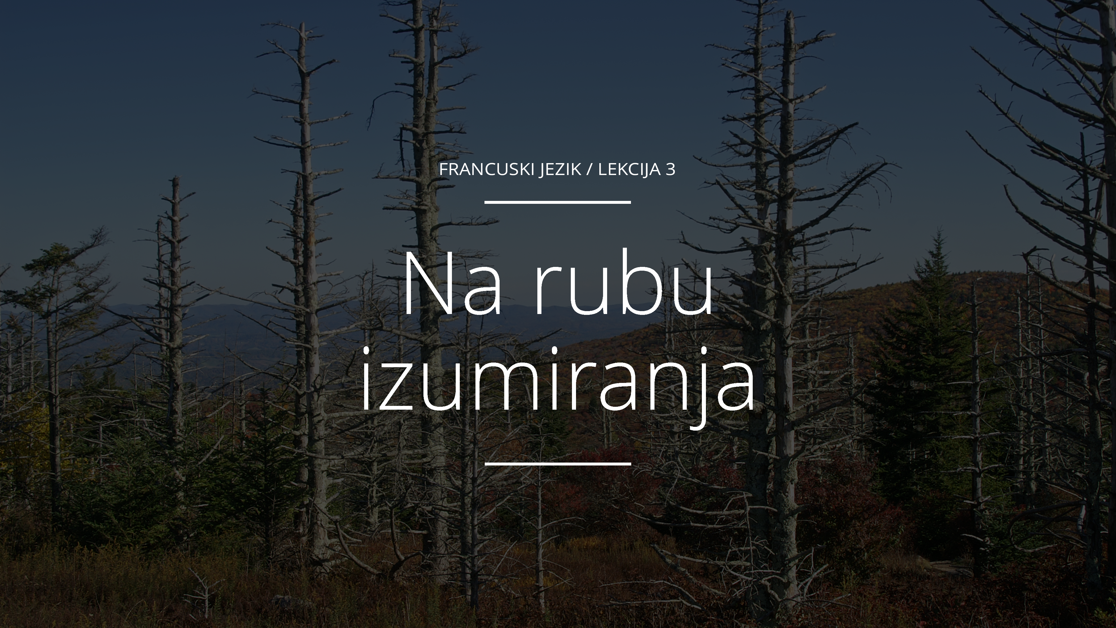 Na rubu izumiranja