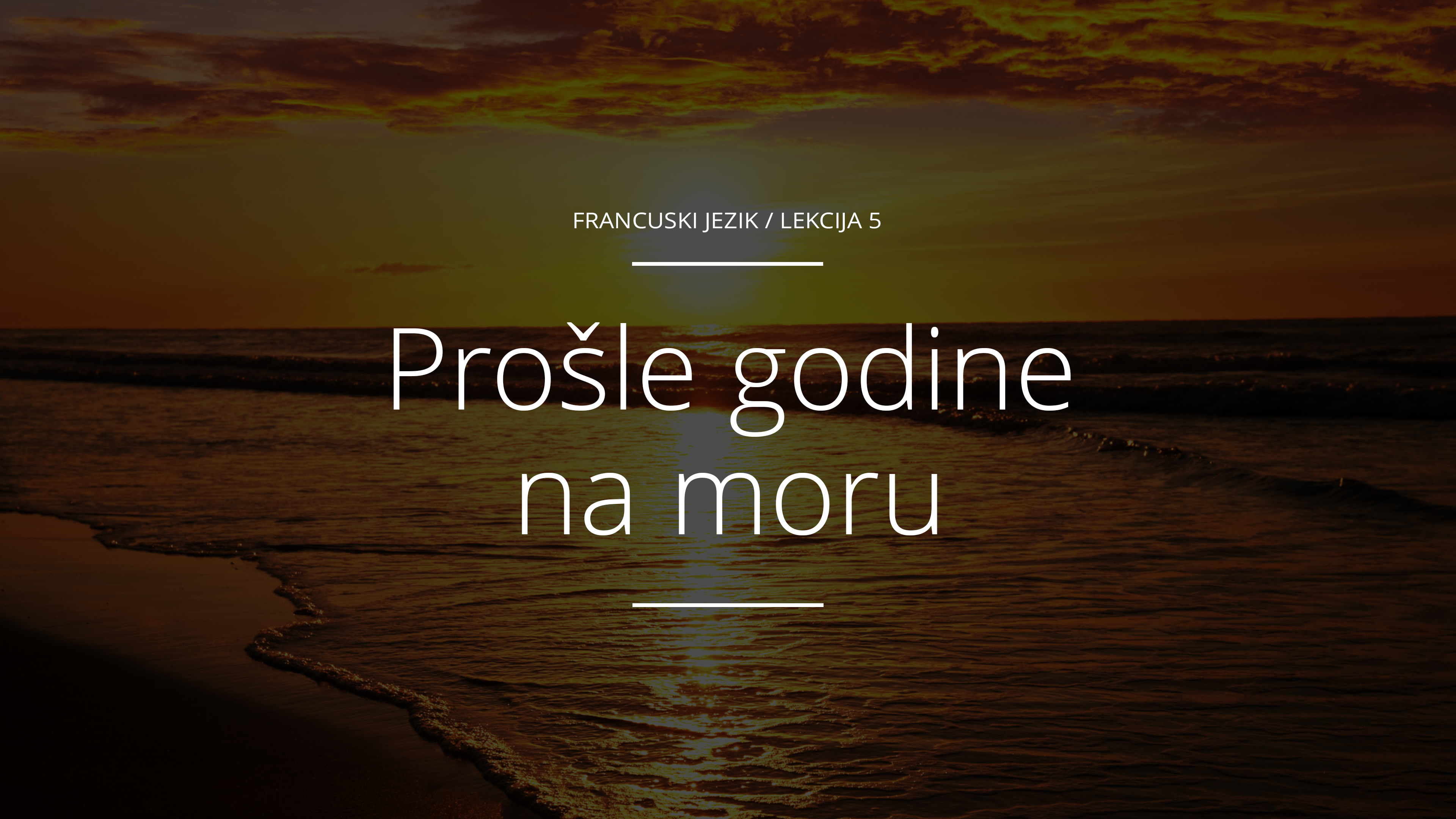 Prošle godine na moru