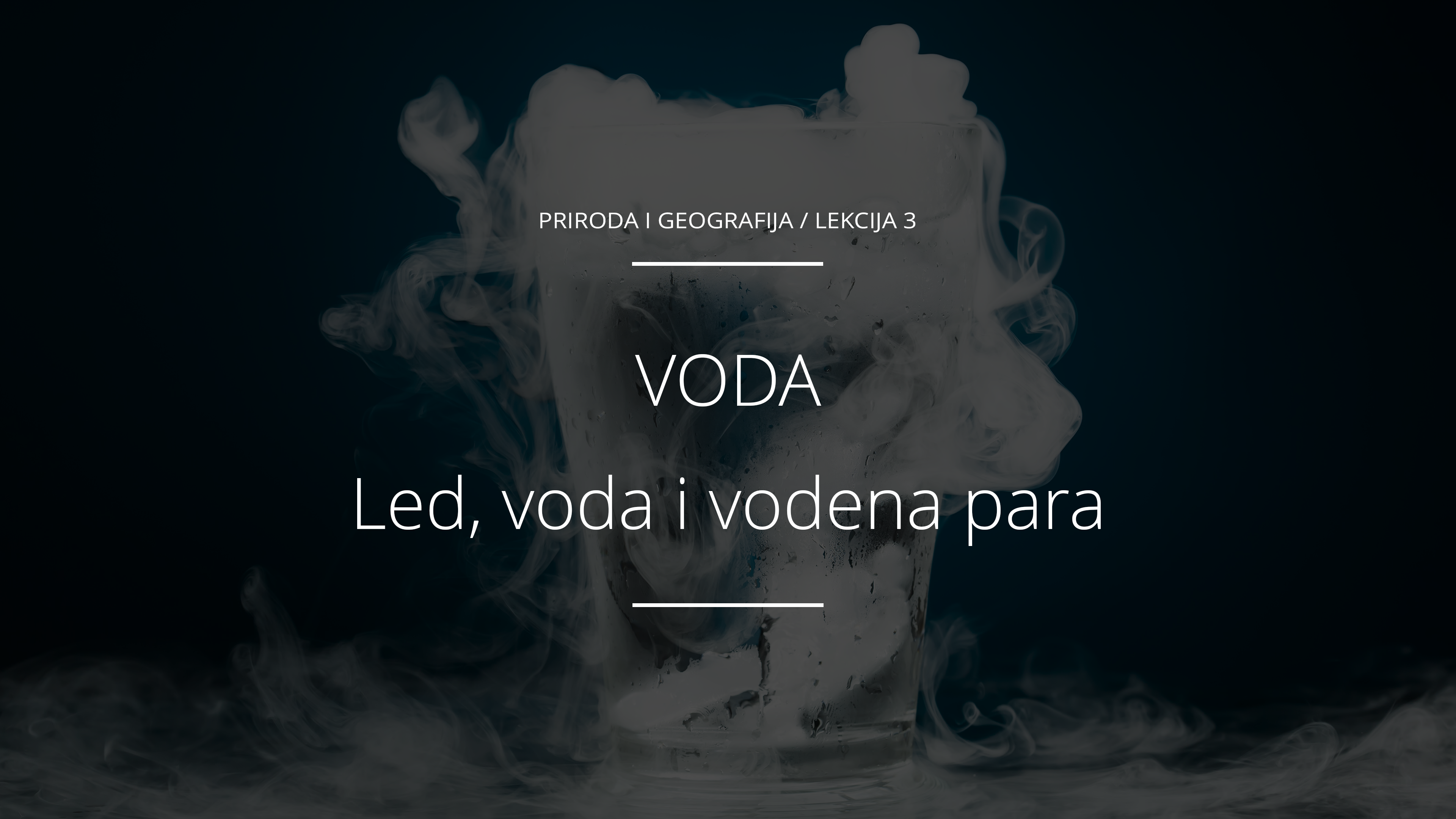 Led, voda i vodena para