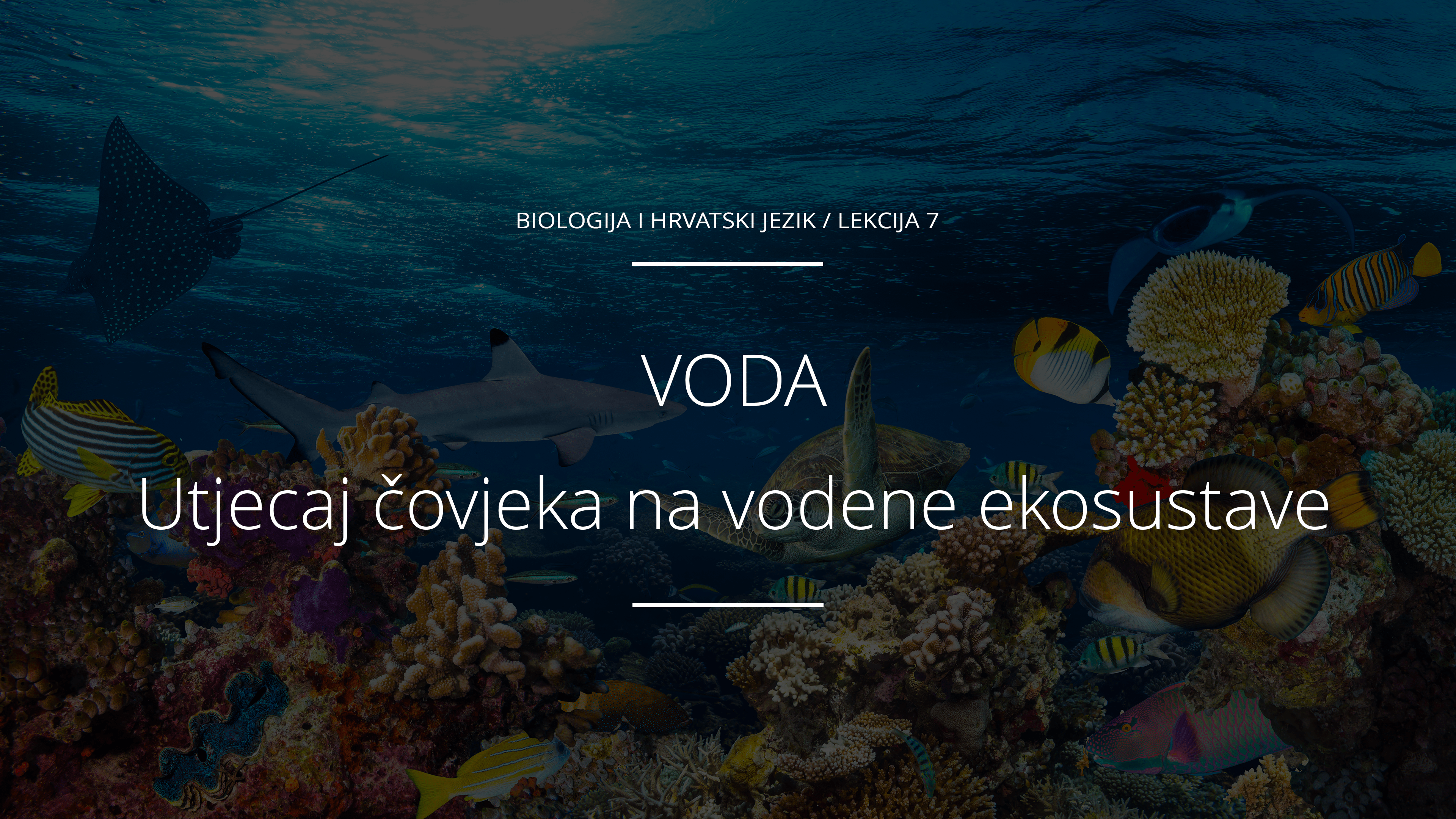 Utjecaj čovjeka na vodene ekosustave