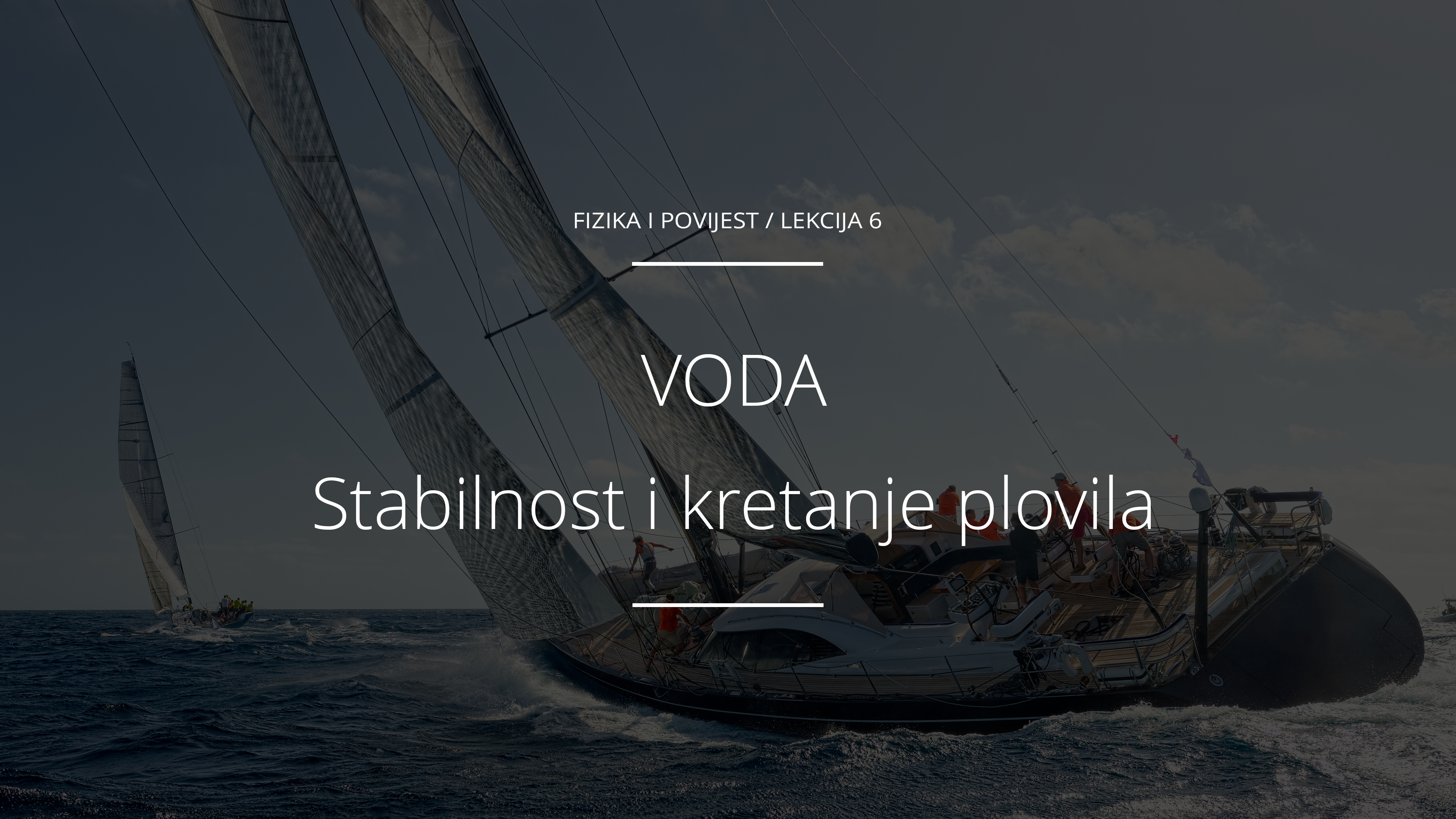 Stabilnost i kretanje plovila