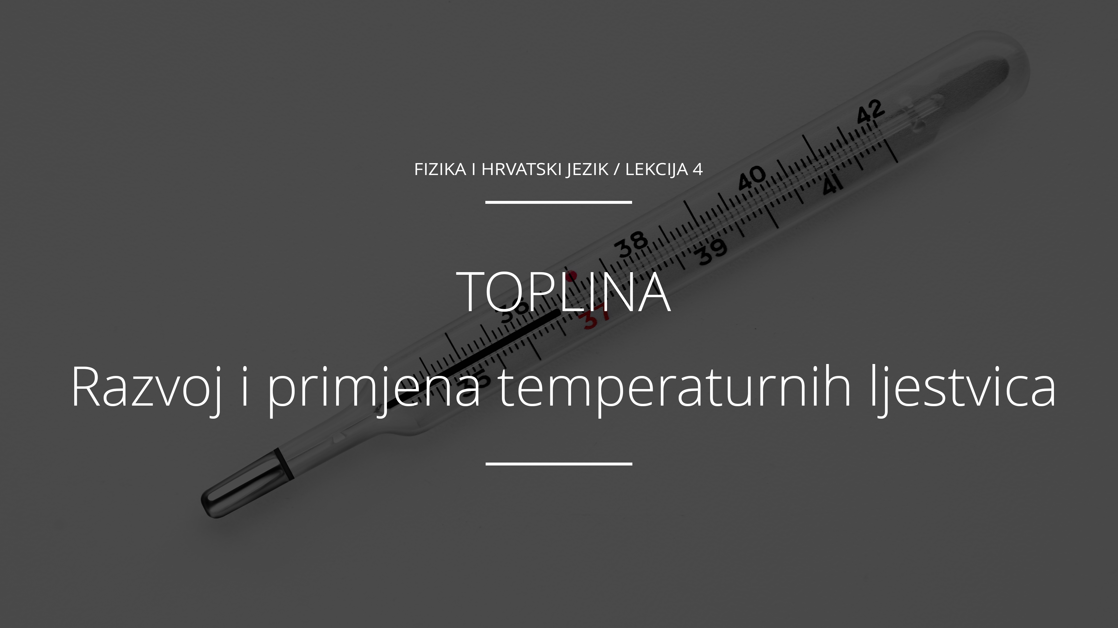 Razvoj i primjena temperaturnih ljestvica