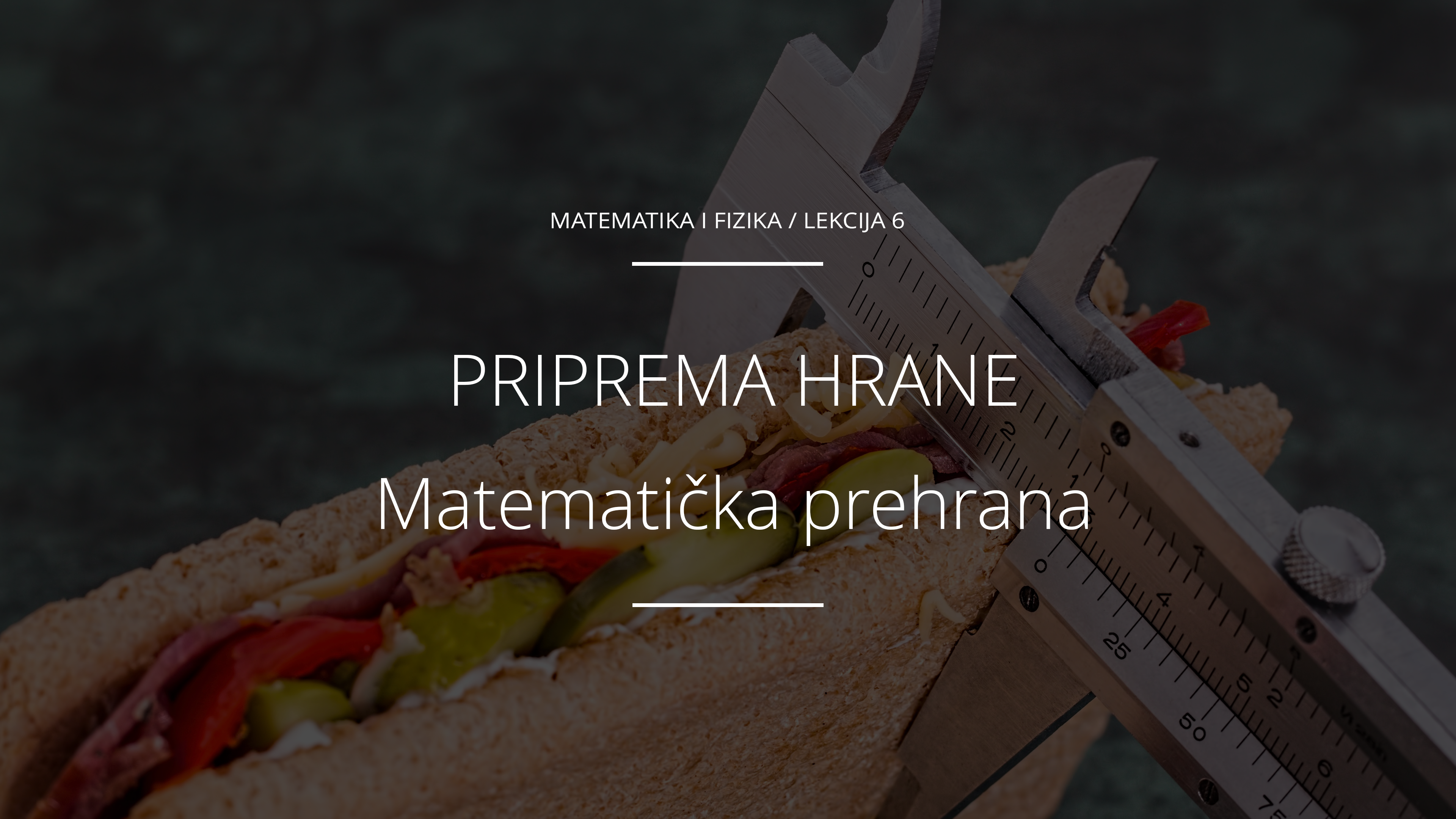 Matematička prehrana