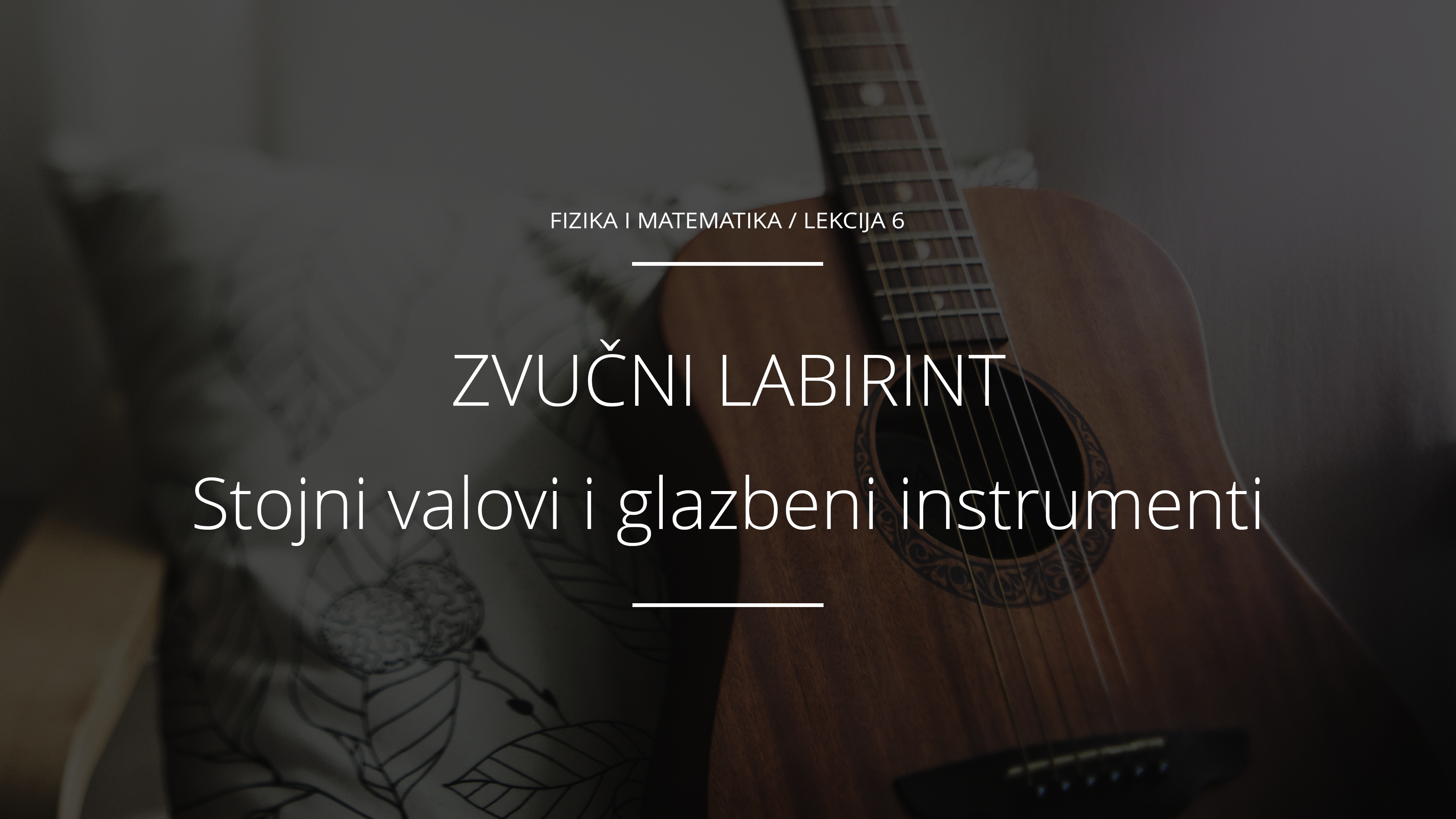 Stojni valovi i glazbeni instrumenti