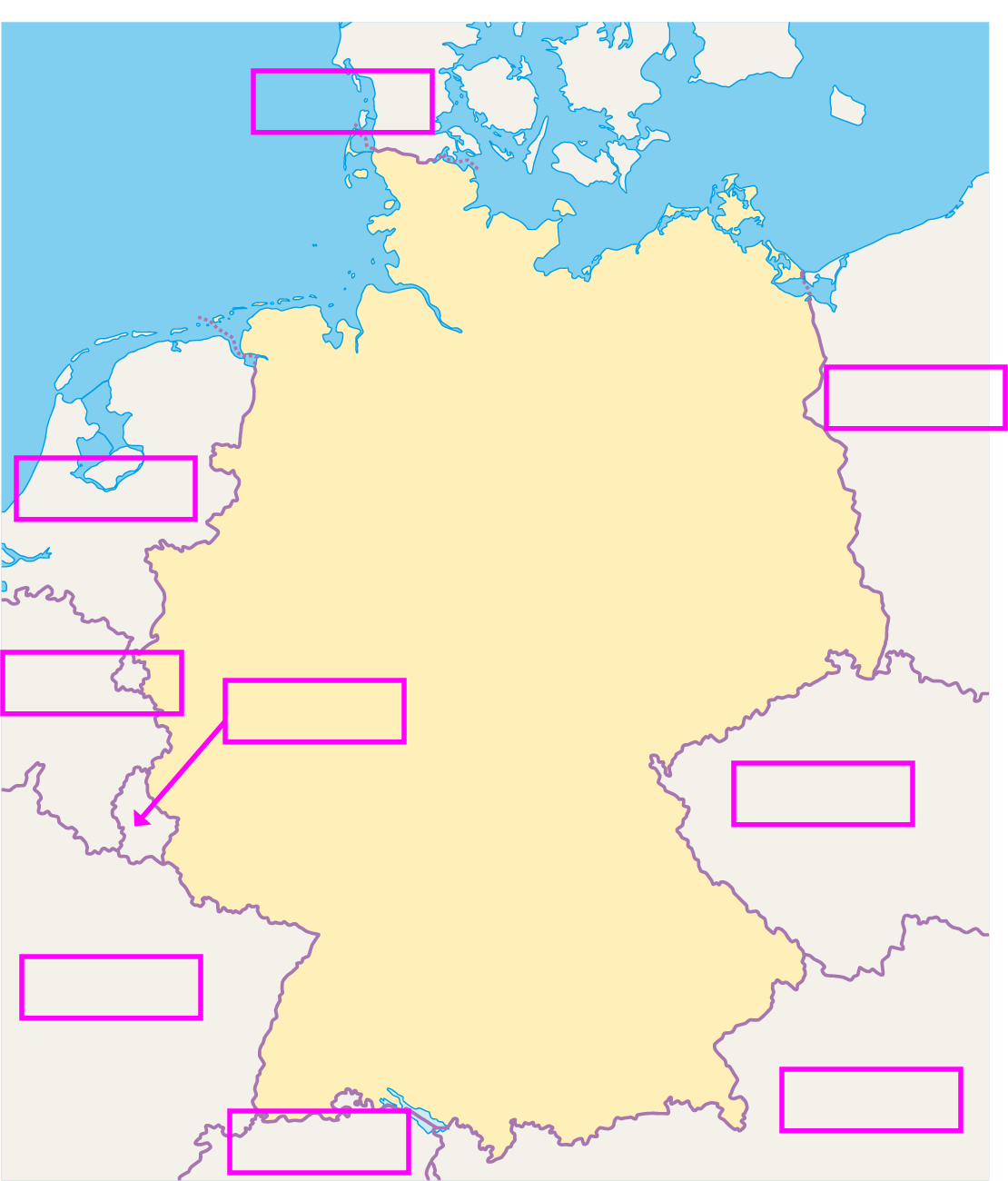 karta Njemačke
