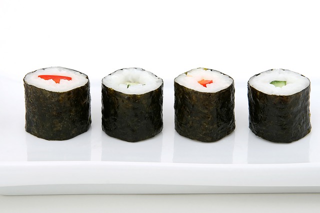 Tradicionalno japansko jelo sushi