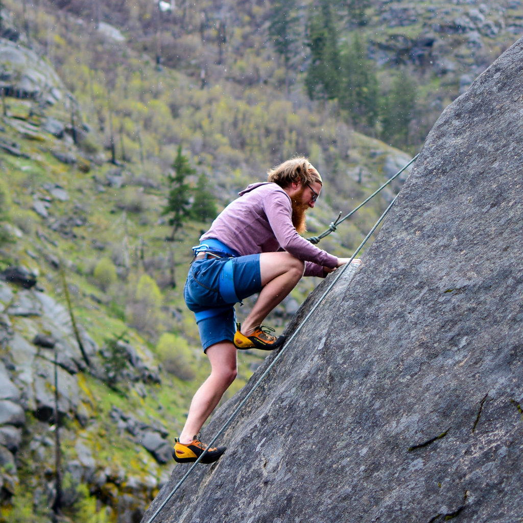 Free climbing