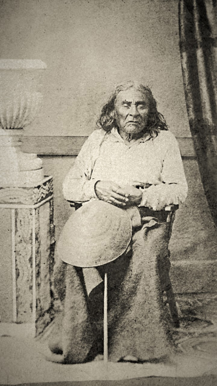 Poglavica Seattle fotografiran u rezervatu.