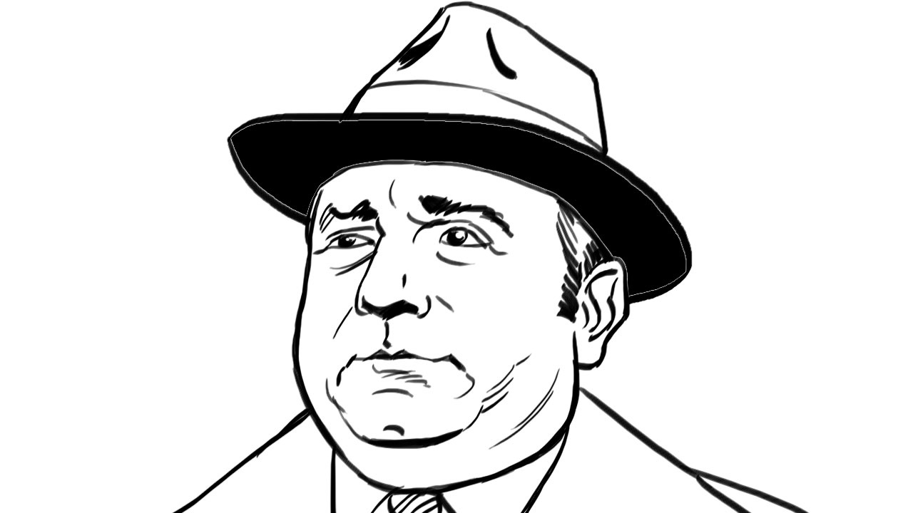 Crno-bijela ilustracija Matka Peića. 