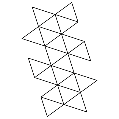Mreža pravilnog ikosaedra