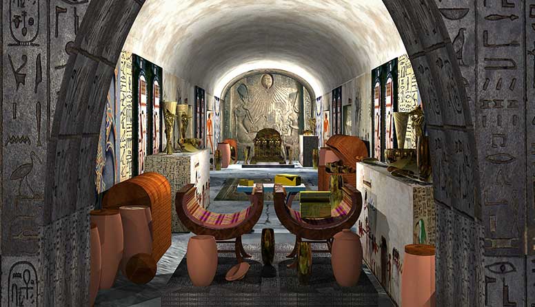 Ilustracija kraljevske grobnice