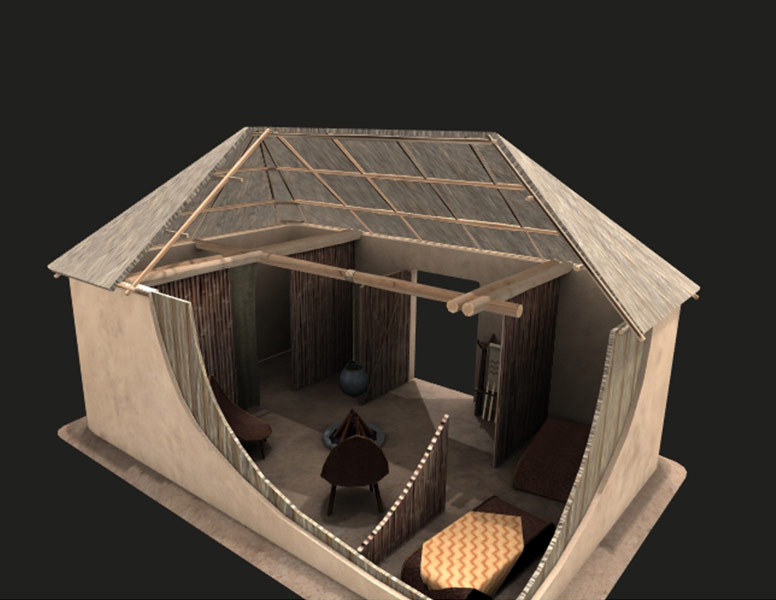 3D rekonstrukcija vučedolske kuće.
